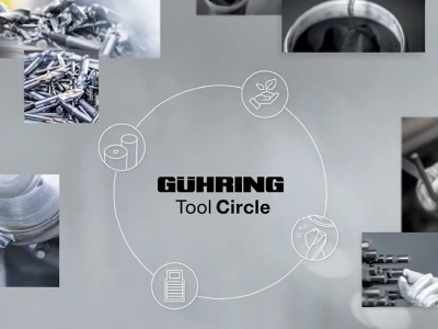 GÜHRING TOOL CIRCLE TRANSFORMA SUCATA DE METAL DURO EM VALOR PARA A INDÚSTRIA