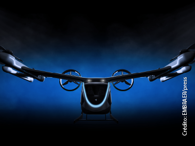 CARRO VOADOR DA EMBRAER NOS CÉUS DA ÁSIA