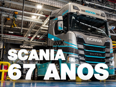 SCANIA CELEBRA 67 ANOS DE BRASIL E ANUNCIA INVESTIMENTOS DE R$ 2 BI